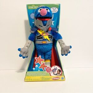 Sesame Street FLYING SUPER GROVER 2.0 Hasbro Interactive Electronic 2011 NEW Toy